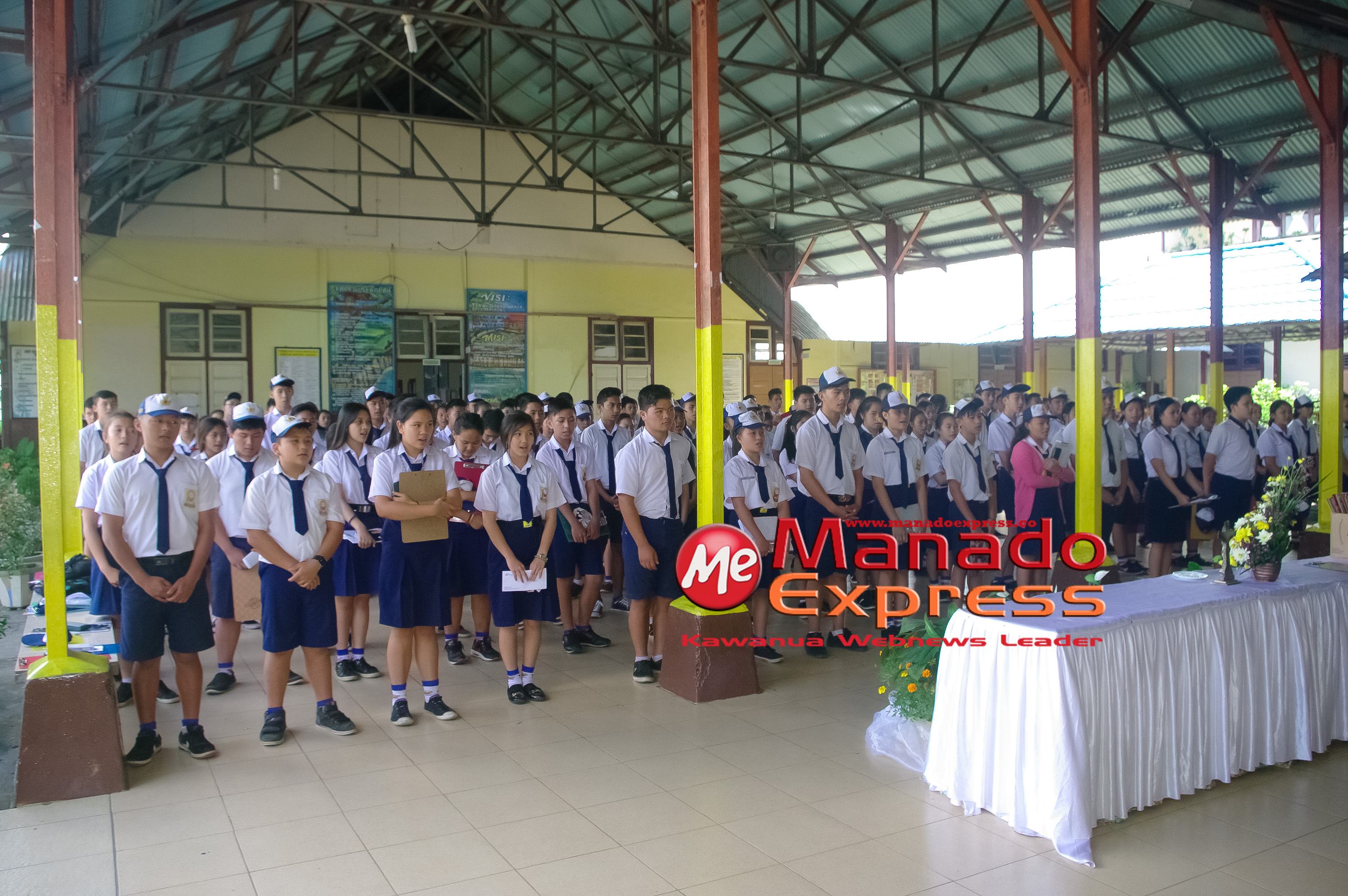 UN di SMP Katolik Gonzaga Tomohon Gentas Baik